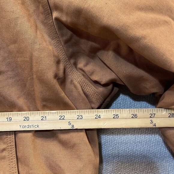 VTG Santa Fe Bomber Jacket Men's Large Canvas Quilt Lined Insulated - Picture 3 of 9